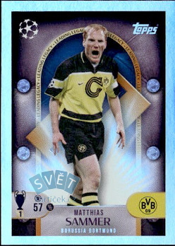 Matthias Sammer Borussia Dortmund samolepka Topps UEFA Champions League 2025/26 Leading Legacy #284