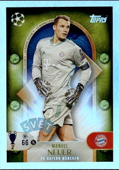 Manuel Neuer Bayern Munchen samolepka Topps UEFA Champions League 2025/26 Leading Legacy #285