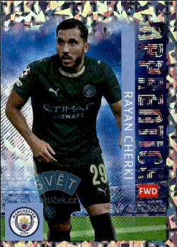Rayan Cherki Manchester City samolepka Topps UEFA Champions League 2025/26  #305