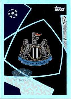 Logo Newcastle United samolepka Topps UEFA Champions League 2025/26  #312