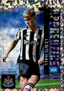 Lewis Hall Newcastle United samolepka Topps UEFA Champions League 2025/26  #319