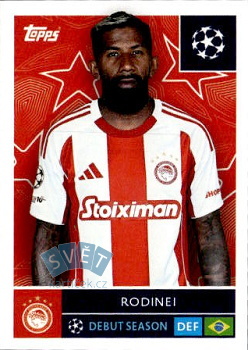 Rodinei Olympiacos FC samolepka Topps UEFA Champions League 2025/26  #329