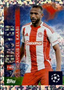 Ayoub el Kaabi Olympiacos FC samolepka Topps UEFA Champions League 2025/26  #332