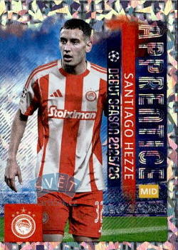 Santiago Hezze Olympiacos FC samolepka Topps UEFA Champions League 2025/26  #333