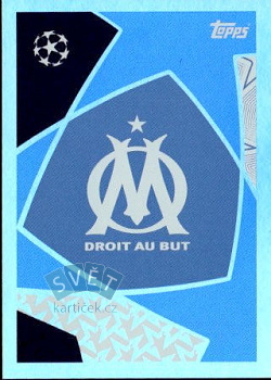 Logo Olympique Marseille samolepka Topps UEFA Champions League 2025/26  #340