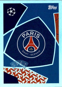 Logo Paris Saint-Germain samolepka Topps UEFA Champions League 2025/26  #354