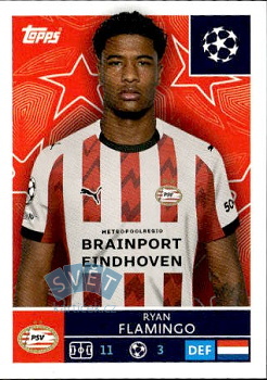Ryan Flamingo PSV Eindhoven samolepka Topps UEFA Champions League 2025/26  #371