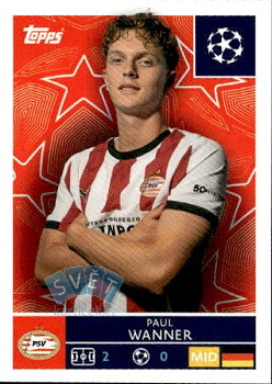 Paul Vanner PSV Eindhoven samolepka Topps UEFA Champions League 2025/26  #377