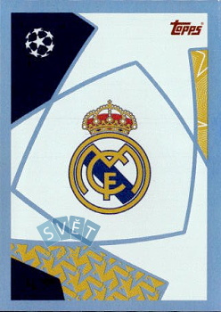 Logo Real Madrid samolepka Topps UEFA Champions League 2025/26  #382