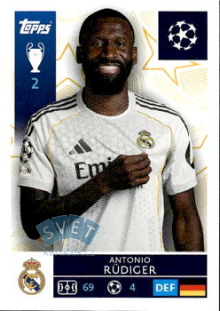 Antonio Rudiger Real Madrid samolepka Topps UEFA Champions League 2025/26  #385