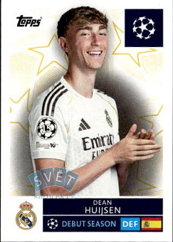 Dean Huijsen Real Madrid samolepka Topps UEFA Champions League 2025/26  #386