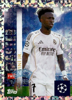 Vinicius Jr. Real Madrid samolepka Topps UEFA Champions League 2025/26  #388