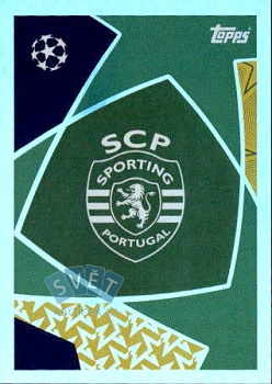 Logo Sporting CP samolepka Topps UEFA Champions League 2025/26  #410