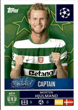 Morten Hjulmand Sporting CP samolepka Topps UEFA Champions League 2025/26  #411
