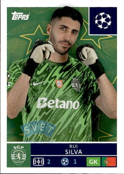 Rui Silva Sporting CP samolepka Topps UEFA Champions League 2025/26  #412