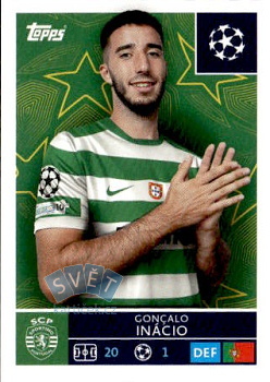 Goncalo Inacio Sporting CP samolepka Topps UEFA Champions League 2025/26  #414