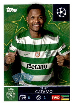 Geny Catamo Sporting CP samolepka Topps UEFA Champions League 2025/26  #419