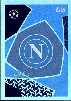 Logo SSC Napoli samolepka Topps UEFA Champions League 2025/26  #424