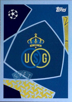 Logo Royale Union Saint-Gilloise samolepka Topps UEFA Champions League 2025/26  #452
