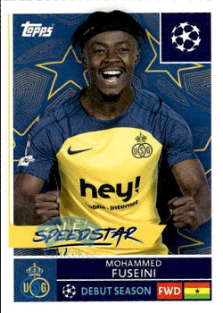 Mohammed Fuseini Royale Union Saint-Gilloise samolepka Topps UEFA Champions League 2025/26  #463