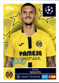 Rafa Marin Villarreal samolepka Topps UEFA Champions League 2025/26  #470