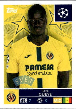 Pape Gueye Villarreal samolepka Topps UEFA Champions League 2025/26  #471