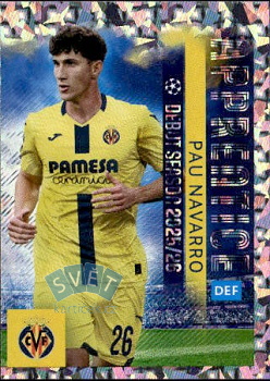 Pau Navarro Villarreal samolepka Topps UEFA Champions League 2025/26  #473