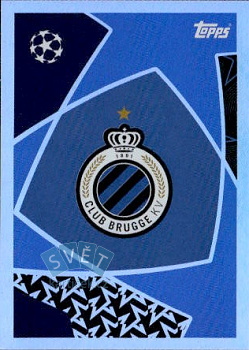 Logo Club Brugge samolepka Topps UEFA Champions League 2025/26  #480