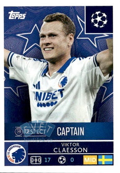 Viktor Claesson FC Kobenhavn samolepka Topps UEFA Champions League 2025/26  #493