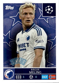 Birger Meling FC Kobenhavn samolepka Topps UEFA Champions League 2025/26  #498