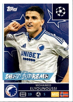 Mohamed Elyounoussi FC Kobenhavn samolepka Topps UEFA Champions League 2025/26  #500