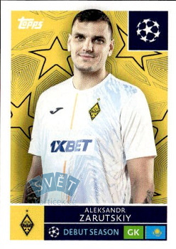 Aleksandr Zarutskiy Kairat Almaty samolepka Topps UEFA Champions League 2025/26  #506