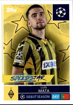 Luis Mata Kairat Almaty samolepka Topps UEFA Champions League 2025/26  #507
