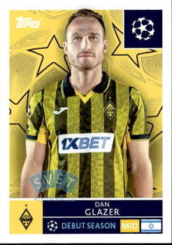 Dan Glazer Kairat Almaty samolepka Topps UEFA Champions League 2025/26  #511