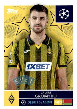 Valeri Gromyko Kairat Almaty samolepka Topps UEFA Champions League 2025/26  #512