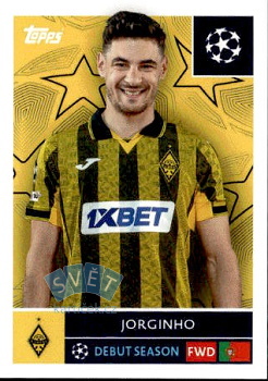 Jorginho Kairat Almaty samolepka Topps UEFA Champions League 2025/26  #514
