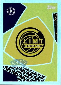Logo FK Bodo/Glimt samolepka Topps UEFA Champions League 2025/26  #516