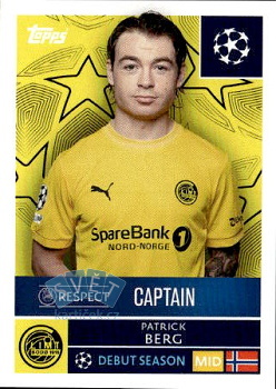 Patrick Berg FK Bodo/Glimt samolepka Topps UEFA Champions League 2025/26  #517