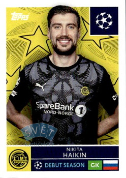 Nikita Haikin FK Bodo/Glimt samolepka Topps UEFA Champions League 2025/26  #518