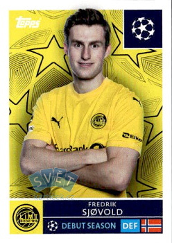 Fredrik Sjovold FK Bodo/Glimt samolepka Topps UEFA Champions League 2025/26  #520