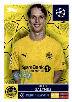 Ulrik Saltnes FK Bodo/Glimt samolepka Topps UEFA Champions League 2025/26  #524