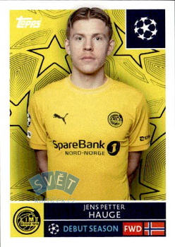 Jens Peter Hauge FK Bodo/Glimt samolepka Topps UEFA Champions League 2025/26  #527