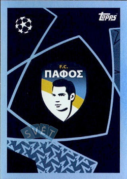 Logo FC Pafos samolepka Topps UEFA Champions League 2025/26  #528