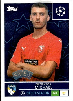 Neofitos Michael FC Pafos samolepka Topps UEFA Champions League 2025/26  #530