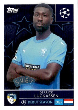 Derrick Luckassen FC Pafos samolepka Topps UEFA Champions League 2025/26  #531
