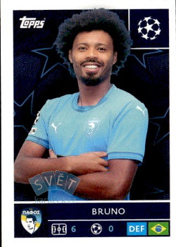 Bruno FC Pafos samolepka Topps UEFA Champions League 2025/26  #532