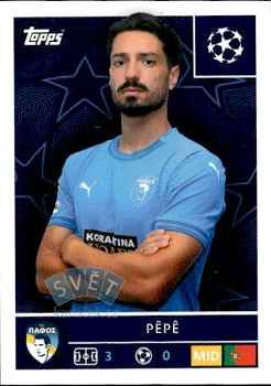 Pepe FC Pafos samolepka Topps UEFA Champions League 2025/26  #535