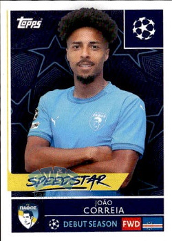 Joao Correia FC Pafos samolepka Topps UEFA Champions League 2025/26  #538