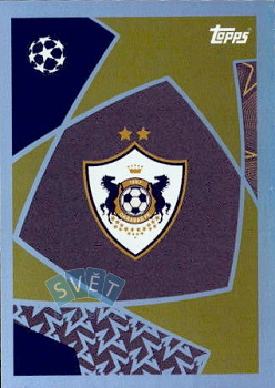 Logo Qarabag FK samolepka Topps UEFA Champions League 2025/26  #540