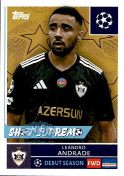 Leandro Andrade Qarabag FK samolepka Topps UEFA Champions League 2025/26  #550